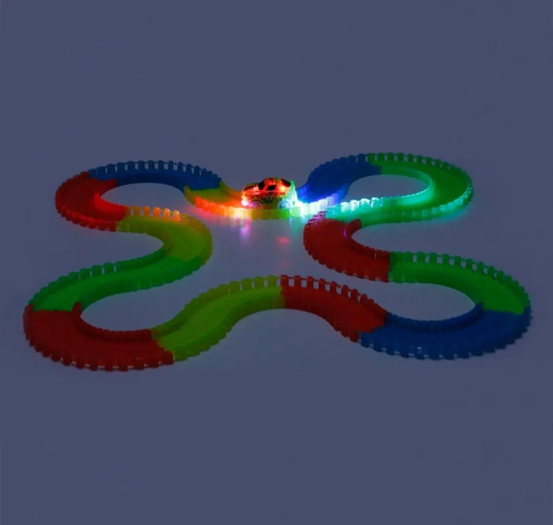 Pista Luminosa 220 Piezas con Auto