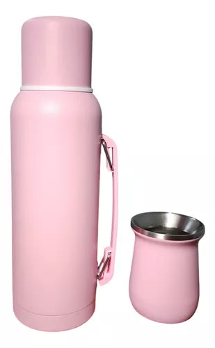 Termo de 1L + 2 Vasos + Mate de 160ml de REGALO