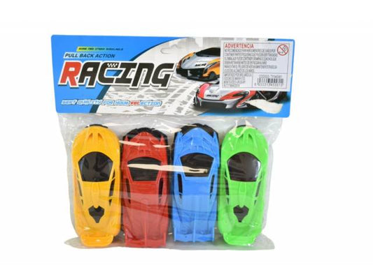 Set x4 Autos Racing a Fricción