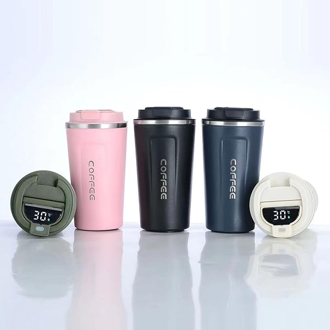 Vasos Termicos con indicador de temperatura digital