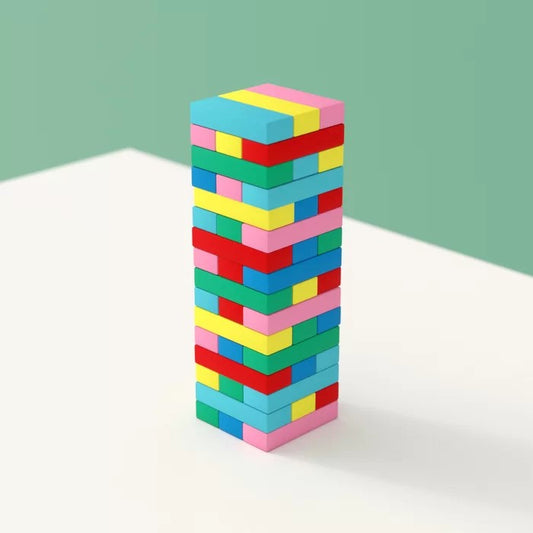 Jenga de colores