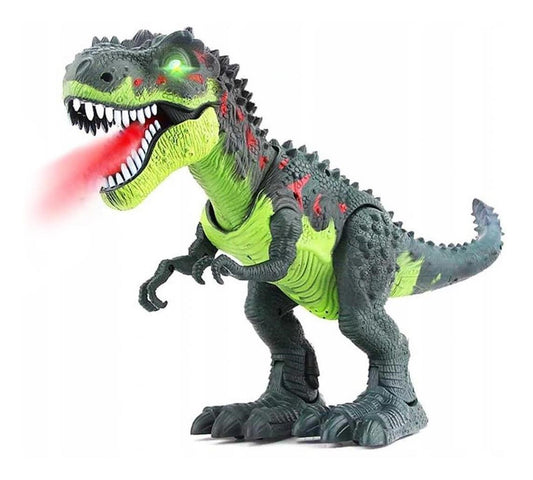 Dinosaurio T-Rex con Movimiento, Humo y Luces