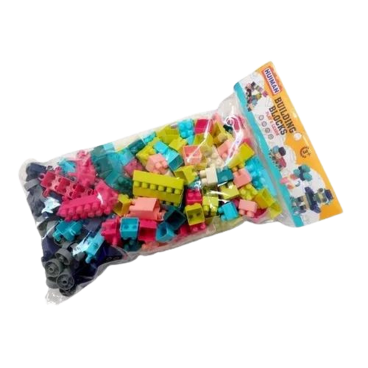 Bolsa 300 Bloques de Construcción Pastel con Stickers