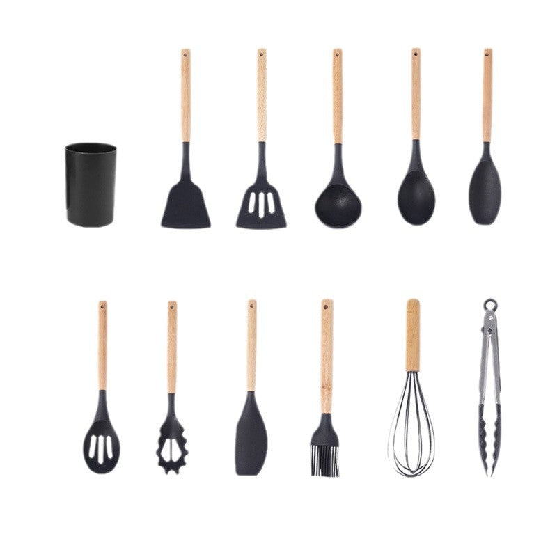Set de Menaje 12 Piezas + Rociador de Aceite de Regalo